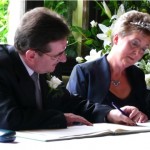 signing the register