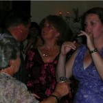 making shapes on the dance floor