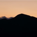 sunset over the fells