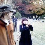 Asuka and Mike at the garden