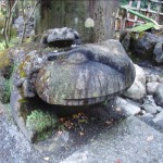 a carven frog