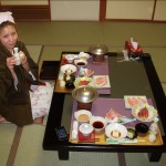 mayumi serving up the Sake