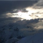 the snow comes in