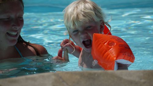 fun in the pool