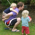 checking out the chickens