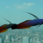 fish at the top of landmark tower