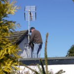P1090641 Carl fixing a satellite dish